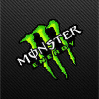 สติ๊กเกอร์ติดรถ Monster สติกเกอร์แต่งรถ มอเตอร์ไซค์ บิ๊กไบค์  เนื้อPVC เคลือบเงา