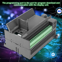 บอร์ดควบคุม DC 24V PLC 4 Way 100 Pulse Output Programmable Logic Controller Board