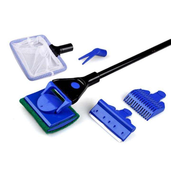 aqualic-x-003l-แปรงทำความสะอาด-แปรงขัดตู้-รุ่นเปลี่ยนหัวได้-5-แบบ-aquarium-cleansing-set-5-in-1-บริการเก็บเงินปลายทาง-สำหรับคุณ