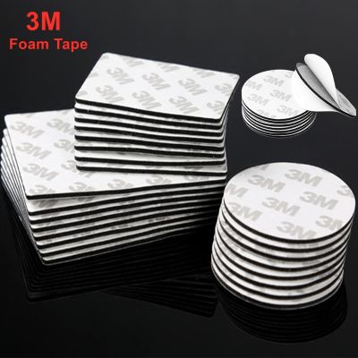 ¤◘™ 10pcs 3M Strong Pad Mounting Tape Double Sided Adhesive Acrylic Foam Tape Two Sides Mounting Sticky Tape Multiple size