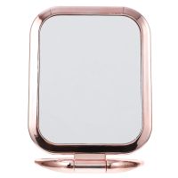 Mirror Makeup Magnifying Folding Travel Vanity Tabletop Stand Sided Desktop Double Table Hand Up Desk Beauty Handheld Dressing Mirrors