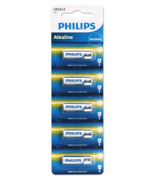 ถ่าน-philips-alkaline-23a-12v-ของแท้-แพคนำเข้า