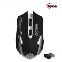 SIGNO MOUSE WM-191 BLACK/SIL WIRELESS  2.4G