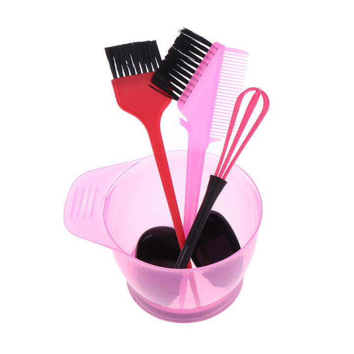 [minnan] Hair Dye Color Brush Bowl Set With Ear Caps Dye Mixer Hairstyle Accessorie Lazada PH