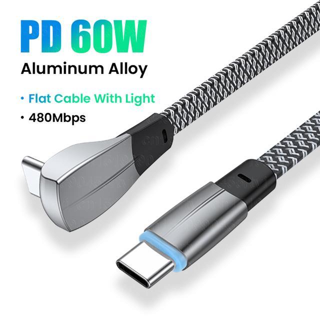 chaunceybi-elbow-pd20w-usb-c-to-8-pin-cable-iphone-14-13-12-type-fast-charging-flat-data-wire-charger-cord-2m