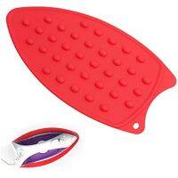 [hot]❈  Multipurpose Silicone Iron Rest for Ironing Board Resistant MatSilicone (Red)