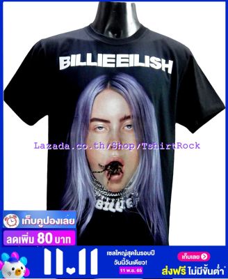 เสื้อวง BILLIE EILISH บิลลี ไอลิช ไซส์ยุโรป เสื้อยืดวงดนตรีร็อค เสื้อร็อค  BEH1845 ผ้าร้อยแท้