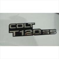 สติ๊กเกอร์โลโก้สัญลักษณ์แพทช์ผิวลายมือ Colt T120SS ยาว18.1 Cm