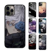 Gojo Satoru Jujutsu Kaisen Anime Phone Case cover For iPhone 14 13 Pro Max Coque 12 11 Pro Max For Apple 8 PLUS 7 6 XR XS fundas