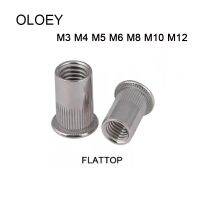 Flat Head Threaded Rivet M3 M4 M5 M6 M8 M10 M12 304 Stainless Steel Rivet Insert Nutsert Cap Rivet Nut And High Quality