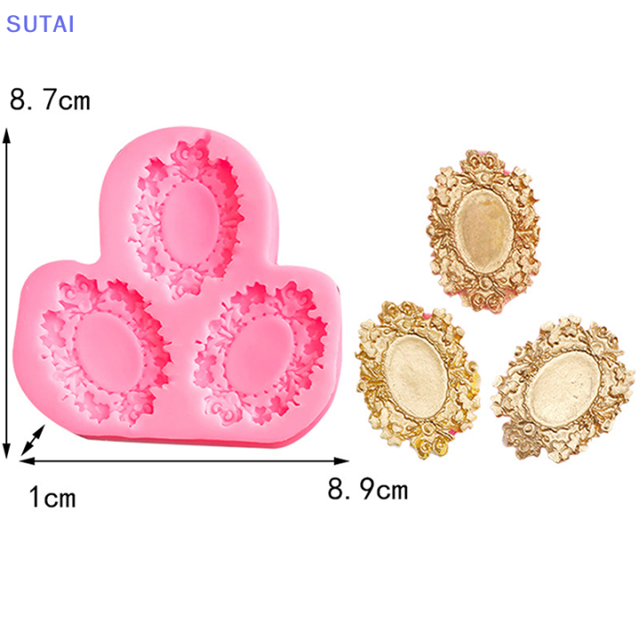 lowest-price-sutai-แม่พิมพ์ทำกรอบรูปแบบย้อนยุคซิลิโคนเหมาะสำหรับอุปกรณ์ตกแต่งเค้กสำหรับแม่พิมพ์เรซินช็อคโกแลตดินโพลิเมอร์อีพ็อกซี่