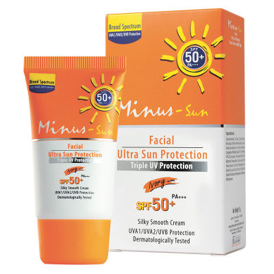 SuperSales - X1 ชิ้น - ไมนัส ระดับพรีเมี่ยม ซัน ครีมกันแดด เฟเชียลอัลตร้าซันโพรเทคชั่น SPF50+ PA+++ 15ก. ส่งไว อย่ารอช้า -[ร้าน GunthanawutPlaza จำหน่าย อุปกรณ์อาบน้ำและดูแลผิวกาย ราคาถูก ]