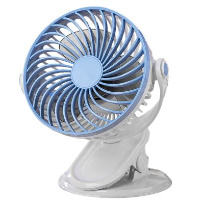 Clip Fan, USB Power Supply, 2-Speed 360 Degree Rotating Desktop Fan with Cable Version