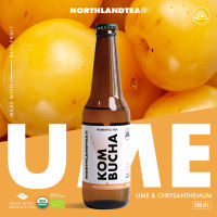 Organic Kombucha Ume &amp; Chrysanthemum 280 ml. - คอมบูชา Probiotic ธรรมชาติ - สร้างจุลินทรีย์ที่ดีในร่างกาย ช่วยขับถ่าย - Northlandtea