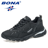 BONA 2021 New Designers Action Leather Top Quality Men Platform Shoes Causal Man Sneaker Chunky Leisure Footwear Mansculino Soft