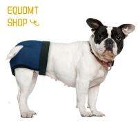 EQUOMT สีฟ้าระบายอากาศล้างทำความสะอาดได้ด้วยผ้าอ้อม3ชิ้นสำหรับหญิงสุนัขสุนัขอนามัยกางเกงในสุนัขเครื่องประดับสัตว์เลี้ยงผ้าอ้อมสุนัขกางเกงสัตว์เลี้ยง