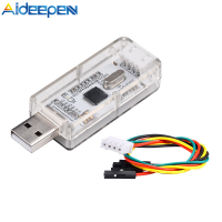 Aideepen J-Link แขนจำลองเครื่องดีบั๊ก STM32ดาวน์โหลดกับโปรแกรมเมอร์แขนเชลล์ที่เข้ากันได้กับ V8แทน