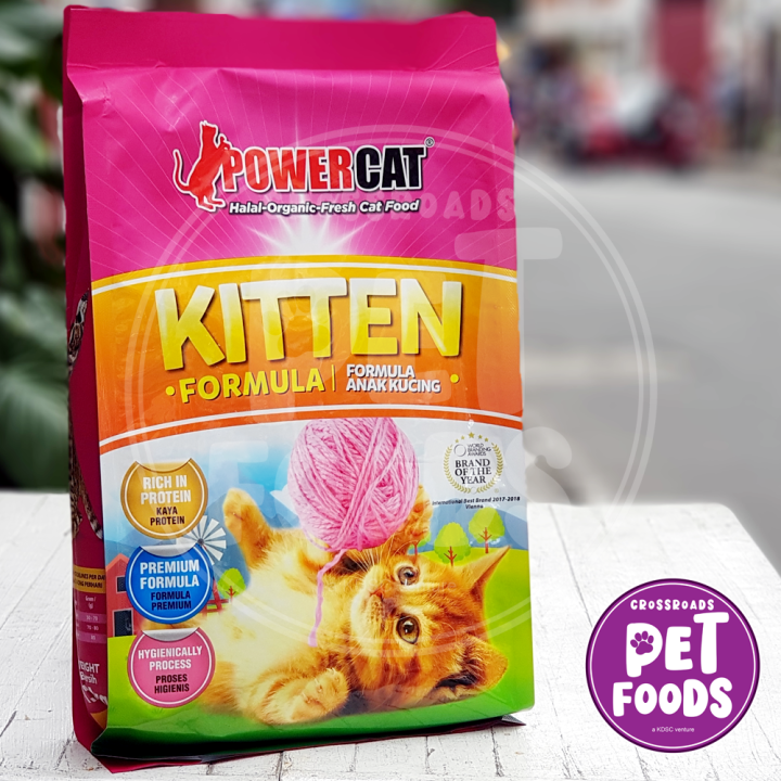 POWERCAT • KITTEN FORMULA • DRY • KIBBLES • HALAL • ORGANIC-FRESH CAT ...