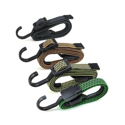 【CC】 New Elastics Rubber Luggage Rope Cord Hooks Bikes Tie Roof Rack Fixed Band Car Accessories