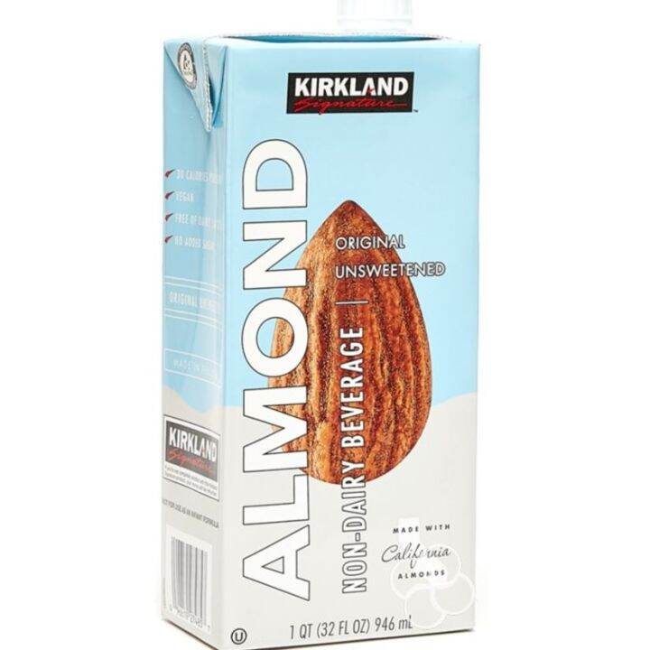Kirkland Signature Original Unsweetened Almond NonDairy Beverage 946mL