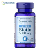 Puritans Pride Super Biotin 5000mcg/ 60 Softgels