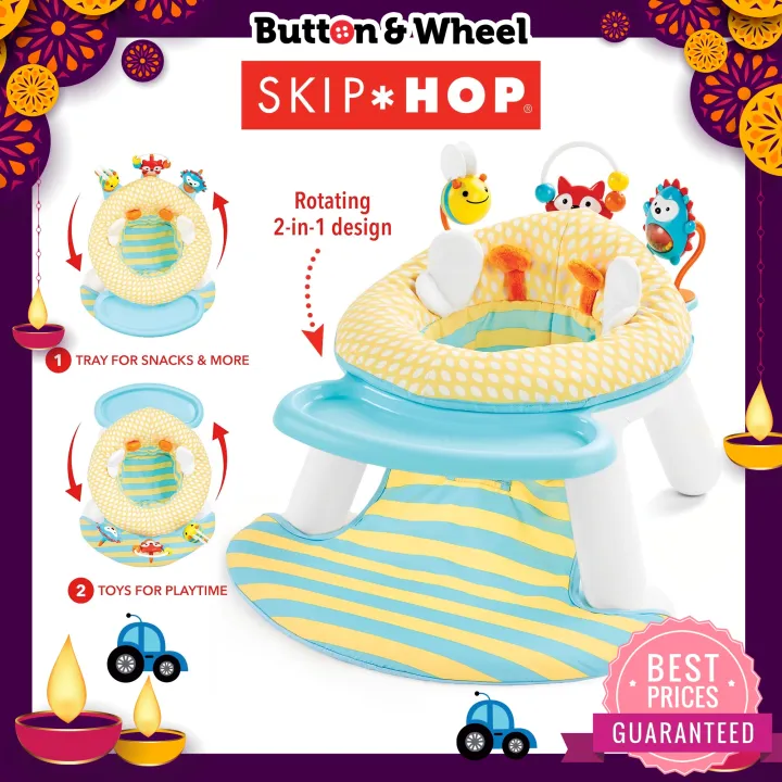 Skip Hop Explore and More Bee 2 in 1 Activity Floor Seat Lazada
