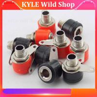 KYLE Wild Shop 5pcs 4mm Banana Plug Connector for Tester Instrument Terminal DIY Model Parts Security Panel Banana Socket