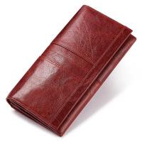 GZCZ Genuine Leather Wallet Women Fashion Handmade Coin Purse Female Clutch Women Wallet Portomonee Clamp Long Pouch Card Holder