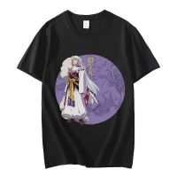 อะนิเมะ Inuyasha Sesshomaru เสื้อยืด Funny Manga กราฟิก T เสื้อแฟชั่นผู้ชายฤดูร้อนแขนสั้นผ้าฝ้าย100% หลวมเสื้อยืด