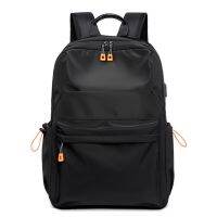 A 14-inch Fashion Multifunctional USB Student Schoolbag Casual Shoulder Backpack Men And Women Universal Computer Shoulder Bag