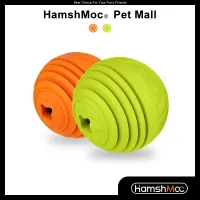 HamshMoc Dog Puzzle Toy Pet Leaking Toy Molar Chew Toy Ball Interactive Throwing Training Fetch Toy Treat Dispensing for Medium Large Dogs