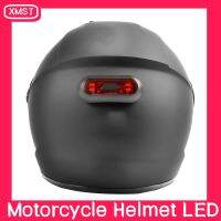 Night Safety Signal Warning Light Motorcycle Helmet LED Light USB Charge Bike Tail Lamp Waterproof Riding Helmet Accessories