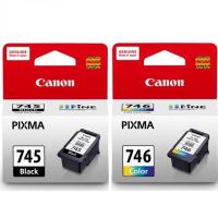 (พี่หมี มีปริ้นส์)หมึกพิมพ์ Inkjet Canon PG-745 CL-746 หมึกดำและสี แท้มีกล่อง