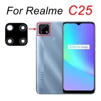 【❉HOT SALE❉】 SRFG SHOP เลนส์กระจกกล้องถ่ายรูปหลังหลักสำหรับ C25y Realme C25-Y Rmx3265 Rmx3268 Rmx3269ติดกล้องด้วยกระจกที่เปลี่ยนฝาครอบพาร์สไวเดอร์