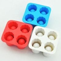 Shot Glasses Ice Mould Ice Tray Summer Drinking Tool Glass Mold Ice Cube Tray Mold Makes Summer DIY Ice Mold Edible Ice Tray Bar Wine Tools