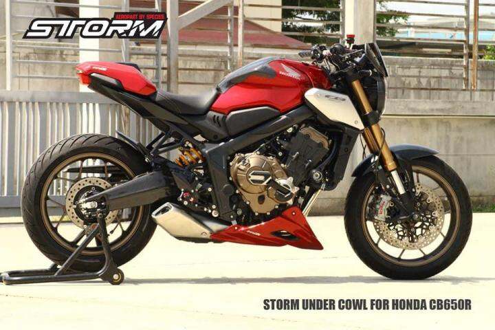 สุดยอด-storm-อกล่าง-สำหรับ-honda-cb650f-และ-cb650r-2013-2020-สีแดง-under-cowl