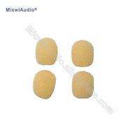 Wholesale 10pcs Windscreen Sponge Tight Foam Cover For Headset Lavalier Microphone Inner Diameter 2-3mm Beige Black