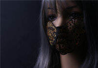 ? Golden Butterfly Mask Mask Halloween Mouth Covering Party Adult Mysterious Sexy Stage Performance Online Celebrity Photo