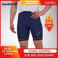 Santic Summer Cycling Shorts Men Mountain MTB Shorts Professional Mens Seat Cushion Male Road Bike Tights Mens Asian Size