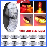 NPDTN ไฟท้ายอุปกรณ์เสริมรถยนต์ LED 10-30V 4ชิ้น10-30V ไฟระบุสัญญาณไฟด้านข้างขับรถรถบรรทุกที่ปลอดภัย