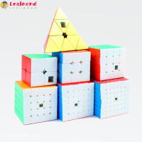 LEAL RC Moyu ลูกบาศก์มายากลปิรามิด3X3 2X2ของเล่นเพื่อการศึกษาปริศนาสำหรับเด็กลูกบาศก์ความเร็วแบบมืออาชีพสำหรับของขวัญเด็กชายหญิง