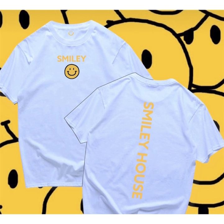 เตรียมส่ง-เสื้อสกรีนหน้า-หลัง-smiley-house-รีด-รุ่น