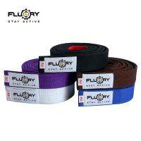 Fluory FLUORY Brazilian Jujitsu Belt Professional Jujitsu Clothing Jujitsu Belt เข็มขัดเด็กผู้ชาย เด็กผู้หญิง เข็มขัดจูโด้ ระดับประถมศึกษา