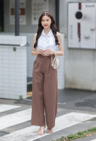 กางเกงขายาวเอวสูง ทรงกระบอกใหญ่ ADay Classic Pant