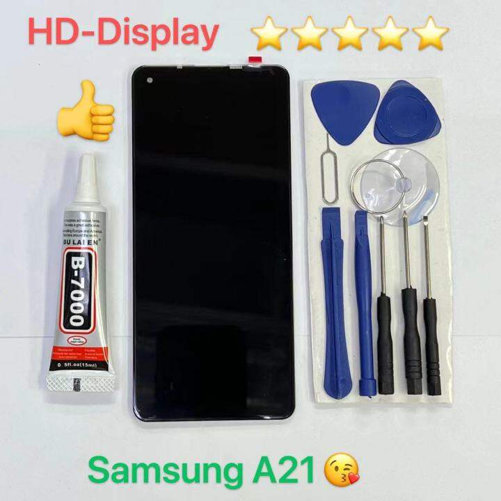 ชุดหน้าจอ-samsung-a21-แถมกาวพร้อมชุดไขควง