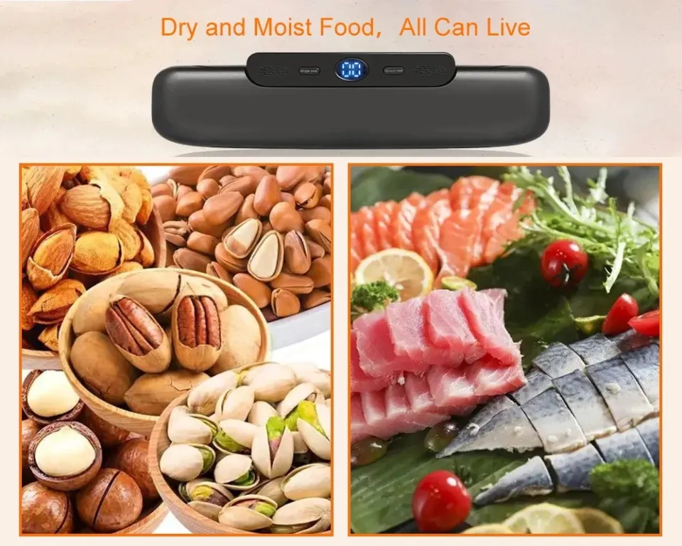 Food Vacuum Sealer Automatic 220V Vacuum Packaging Machine Z-21 Vacuum  Sealing For Food Vacuum Sealer with 10Pcs Bags