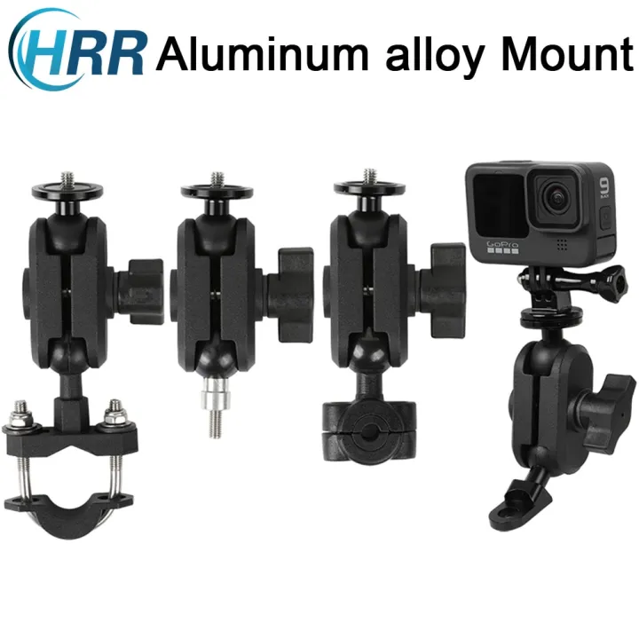 HRR 1 Inch Ballhead Adapter Holder Motorcycle Handlebar Base Rearview