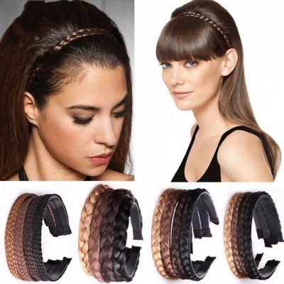 【YF】 Toothed Non-slip Headbands 1/1.5/1.8cm Fashion Women Twist Hairbands Adjustable Head Band Headwear Girls Braid Hair Accessories