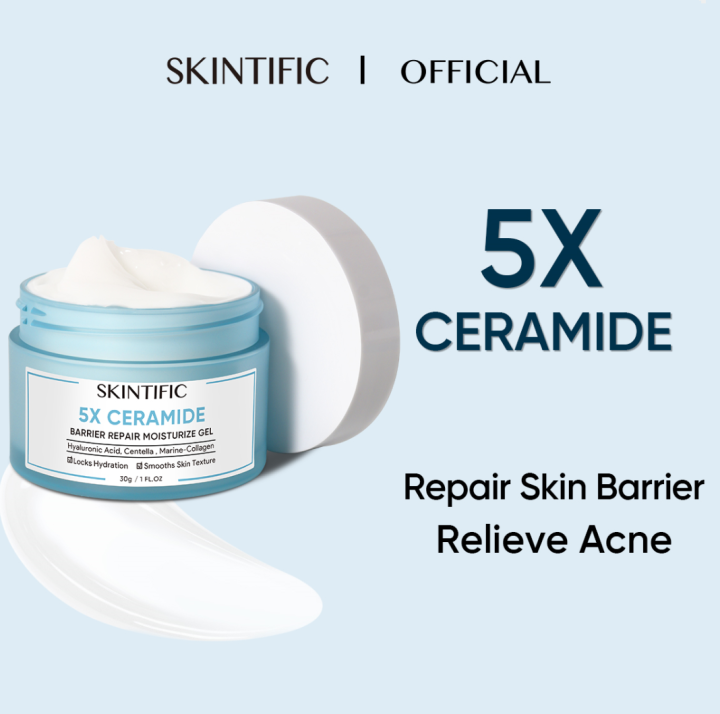 SKINTIFIC 5X Ceramide Skin Barrier Repair Moisturize Gel Moisturizer 