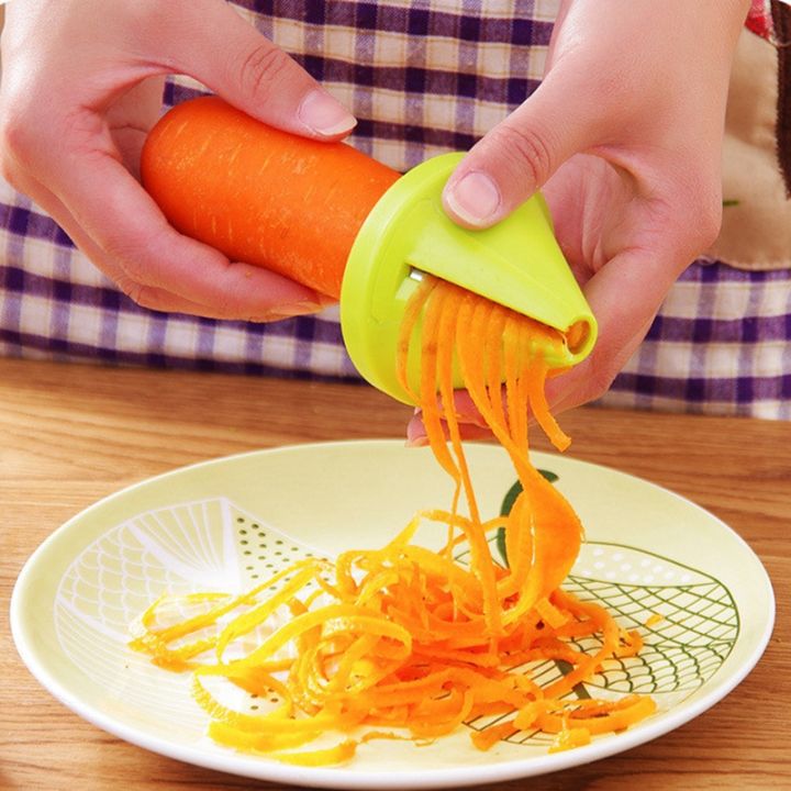 kitchen-gadget-funnel-vegetable-radish-cutter-shred-spiral-device